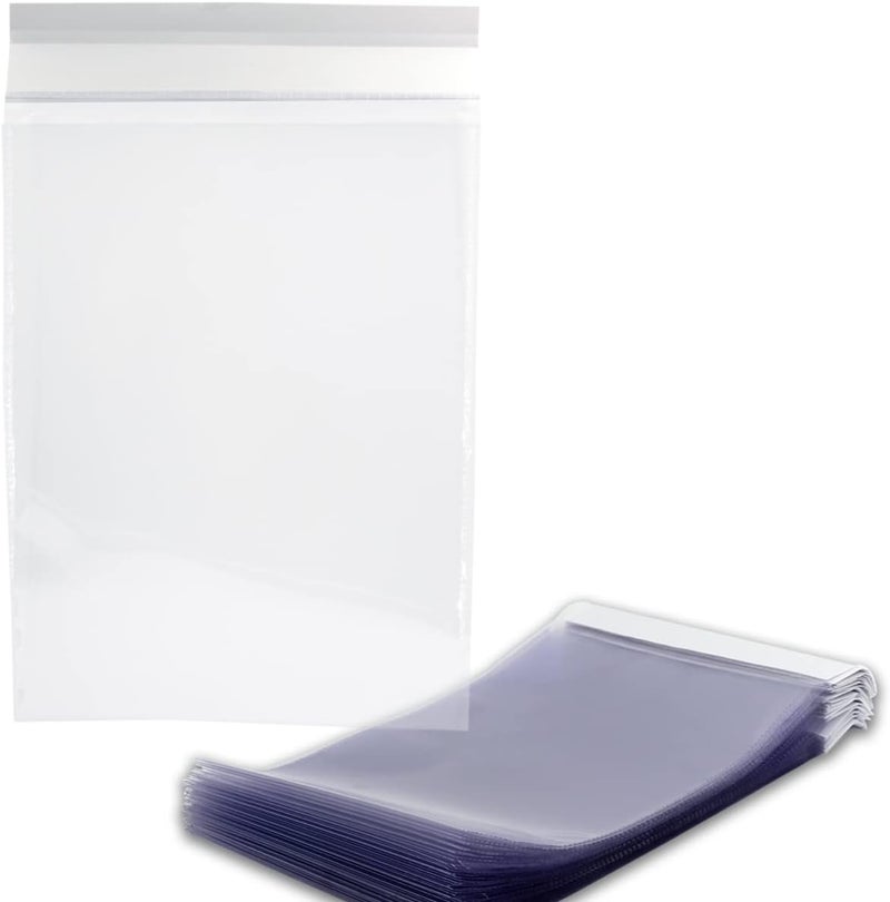 Versa-Tags Form Holder, Buyers Guide Holder, Buyers Guide Window Hangers, Buyers Guide Window Holder for Car Dealership, Forms Holder, 9” x 13” Clear Plastic Pouch, Packaged 50 Per Pack - Image 1